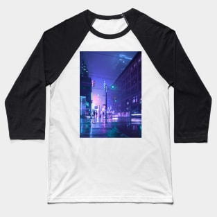 Neon city Baseball T-Shirt